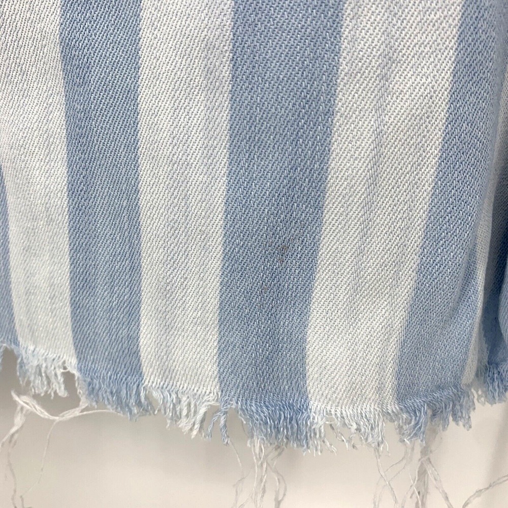 Rails Bishop Striped Button-front Cutoff Top Bar Harbor Tencel Sz‎ XS - Picture 10 of 10